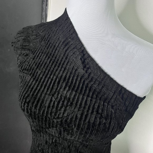NWT Helmut Lang Velveteen One Shoulder Top Size M - Picture 5 of 9